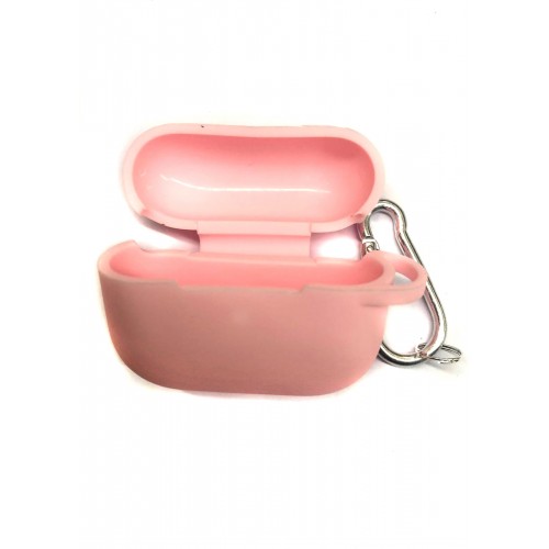 Airpods Pro Silicone 2.5mm with Keychain Pink
